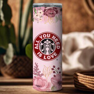 All You Need Is Love Stainless Steel Tumbler